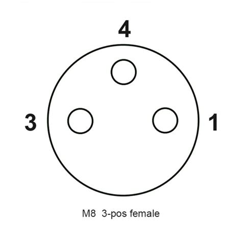 M8 Waterproof 3pin 4pin Male Female Right Angle Straight Assembly