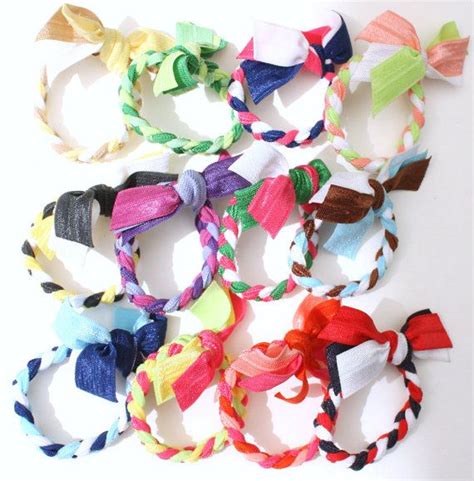 Don't you feel this hairdo is quite quirky? Braided Hair Tie Bracelets PICK 6 FOE Hair Ties by ...