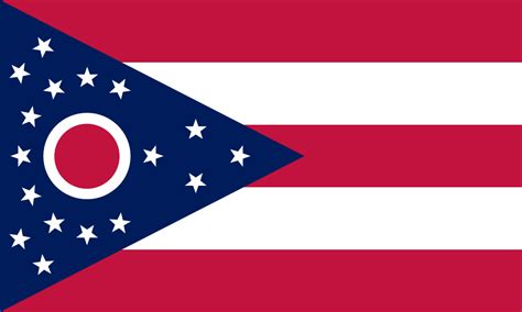 Ohio State Flag Printable Printable World Holiday 5390 The Best Porn Website