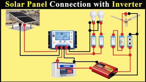 Solar Panel connection with Inverter for Home | Solar Inverter