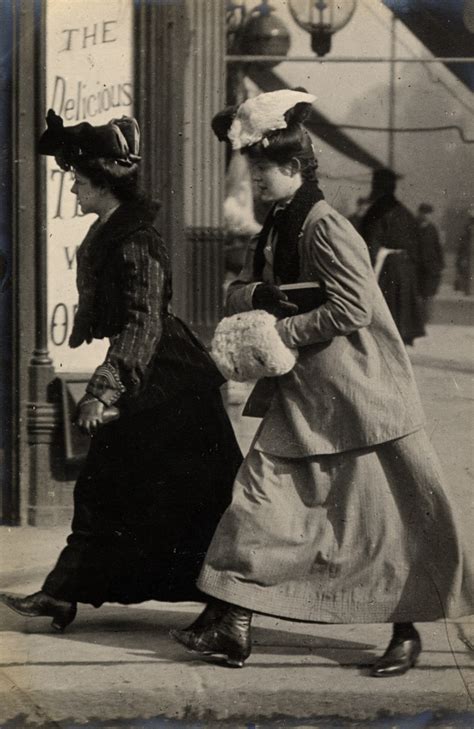 Edwardian Sartorialist Candid Photographs Show Beautiful Women S Street Style In London From