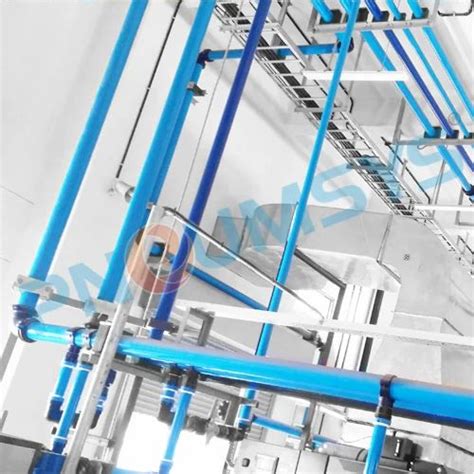 Eqofluids Blue Aluminum Piping System For Airline For Compressed Air