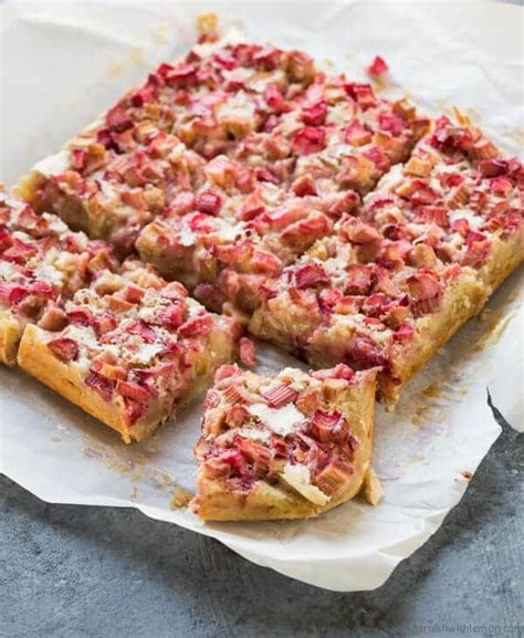 A reminder to folks to please not rate the recipes if you have not. Rhubarb Bars | i am baker