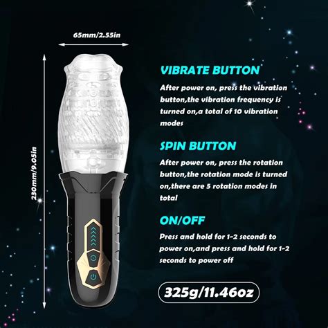 Men Sucking Machine 360 Rotation Vibrator Glans Stimulate Masturbator