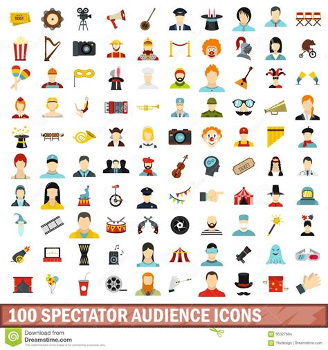 Set Of 22 Audience Icons Representing First Party Second Party Third
