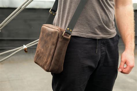 Bags For Men Men Leather Bag Shoulder Bag For Men Mens Bag Etsy Sweden