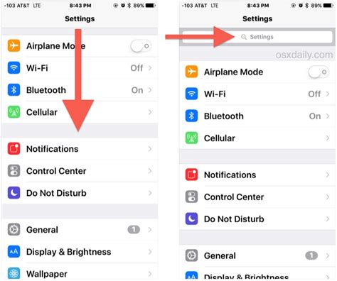 How To Search Ios Settings On Iphone Ipad Ipod Touch To Find Any