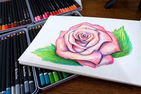 Un Peisaj Cu Trandafiri In Creion Cum Sa Desenezi Un Trandafir How To