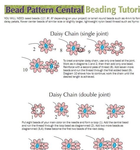 Puntada Daisy Beaded Earrings Diy Beaded Jewelry Diy Beading Patterns