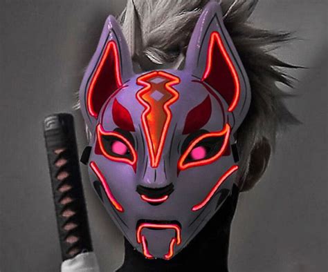 Led Fox Anime Mask