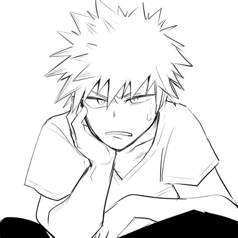 Bakugou Katsuki Ship Drawing Drawings Tsundere