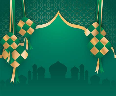 Islamic Ketupat Illustration FreeVectors