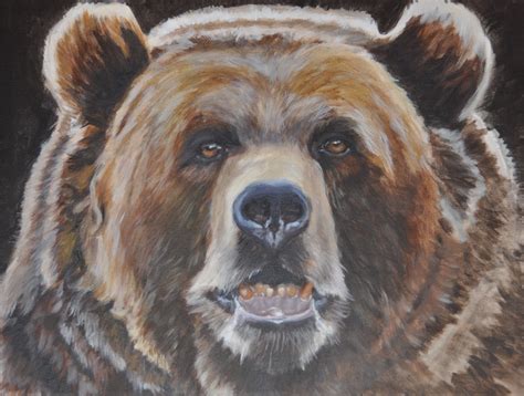 My Painted Life Grizzly Bear Portrait And Painting Demonstration