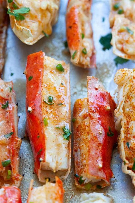 King Crab Legs Baked With Butter In 2020 Baked Crab