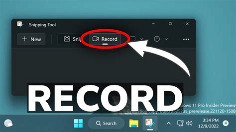 New Snipping Tool App With Screen Recording In Windows 11 Youtube