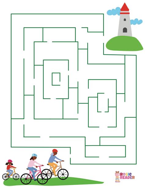 Simple Maze For Kids Reading Adventures For Kids Ages 3 To 5
