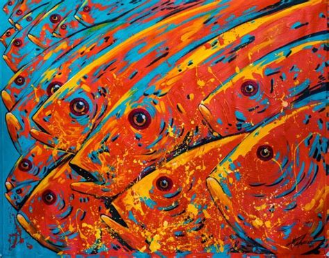 Aguas Libres 2013 By Felix Murillo Fish Painting Fish Art Murillo