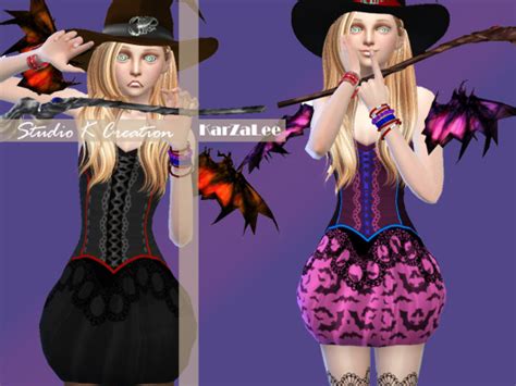 Sims 4 Ccs The Best Little Witch Outfit By Studio K
