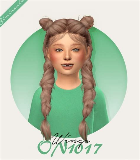 Wings On1017 Hair Kids Version At Simiracle Sims 4 Updates