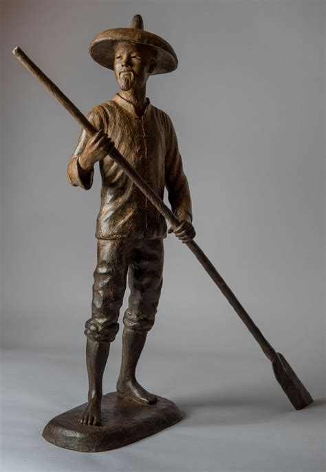 Chinese Fisherman Anthony Smith Sculptor