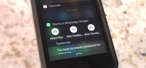 Get Faster Access To Your Favorite Whatsapp Contacts On Your Iphone