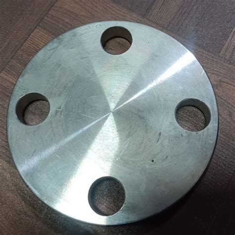 Astm A105 Stainless Steel Blind Blrf Flange Size 5 Inch Dia Grade