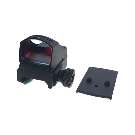 Fcw Rmr Style Red Dot Doctor Sight With G17 Picatinny Rail Mount Bk