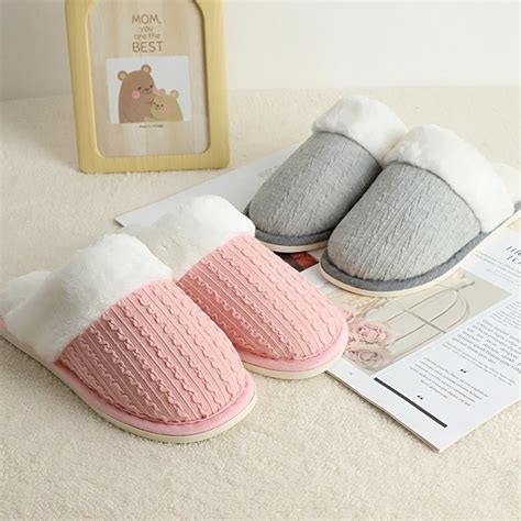 various colors plush indoor slipper soft and thick pvc outsole slipper winter indoor slipper
