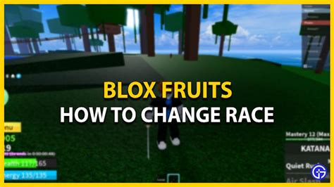 How To Change Race In Blox Fruits Roblox Gamer Tweak