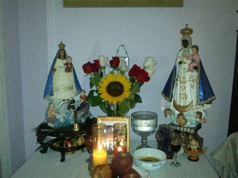 Altar For Oshun Oshun Y Yemaya Saint Barbara Orisha Sacred Space