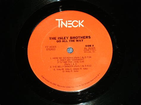 the isley brothers go all theway ex ex 1980 us america original used lp パラダイス・レコード