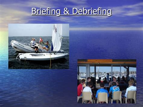 Briefing And Debriefing Skills Ppt