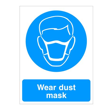 Wear Dust Mask Safety Sign Signsonlineie