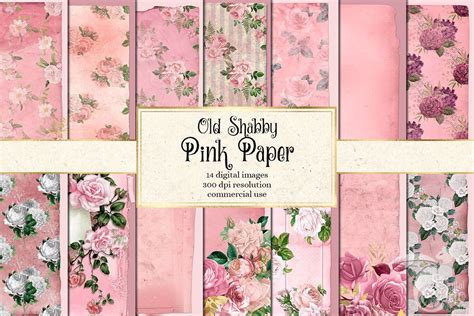 Shabby Chic Papers Scrapbook Papers Svg File Best Free Fonts Legit