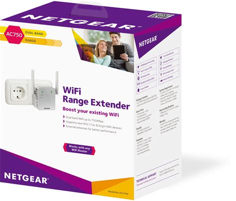 Netgear Ex3700 Wifi Range Extender Ac750 Kenmerken Tweakers