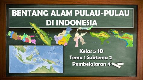 Bentang Alam Pulau Pulau Besar Di Indonesia Kelas Sd Tema Subtema