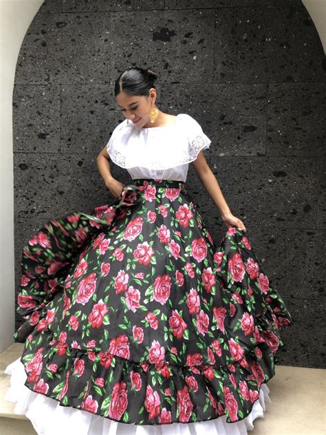 Excited To Share This Item From My Etsy Shop Mexican Flowered Skirt