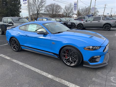Finally Picked Up My New Mach 1 Grabber Blue 2015 S550 Mustang
