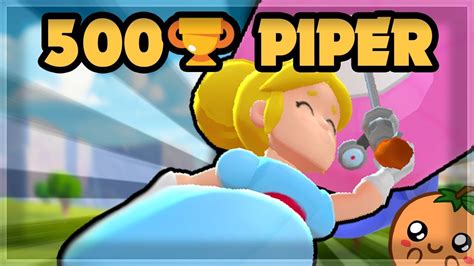The shot gains more oompf the farther it flies! INSANE Piper DOMINATION 500 🏆 | Brawl Stars 🍊 - YouTube