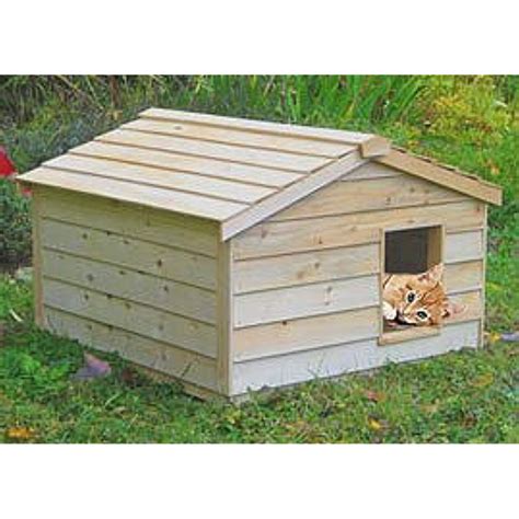 Cozycatfurniture Insulated Extra Large Waterproof Cat House For Outdoor