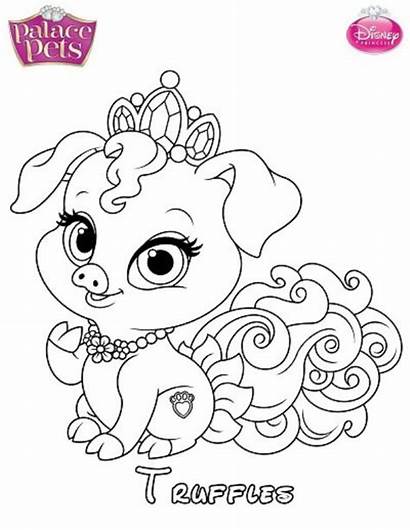 Pets Palace Princess Coloring Pages Truffles Fun