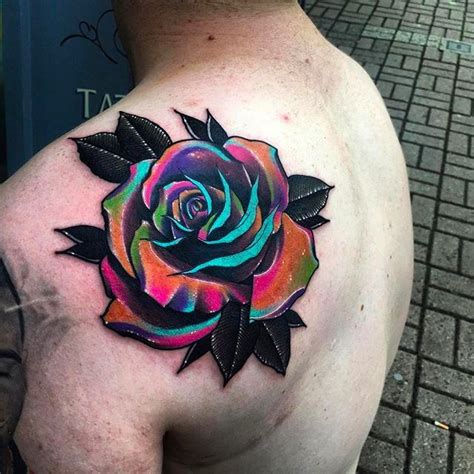 Pin By Isaac Ferreira On Tattoo Rose Tattoos For Women Colorful Rose