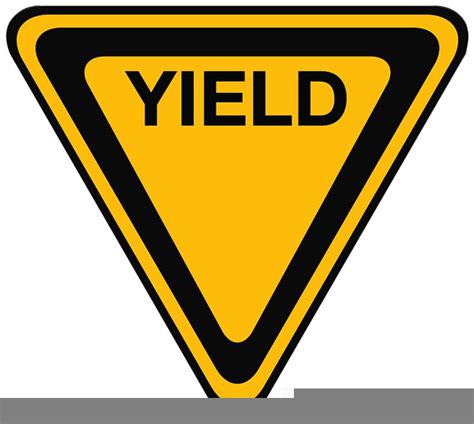 Clipart Yellow Yield Sign Free Images At Vector Clip Art
