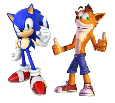 Sonic The Hedgehog And Crash Bandicoot Crash Bandicoot Bandicoot