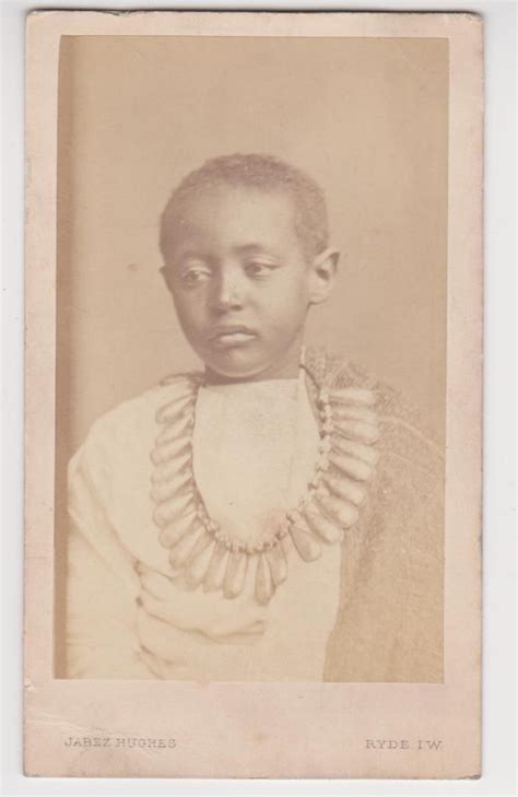 Cdv Prince Alamayu Son Of Emperor Tewodros Ethiopia Abyssinia By