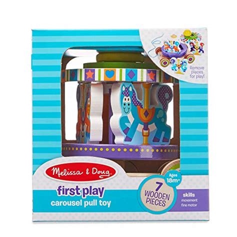 Melissa And Doug First Play Carousel Pull Toy Pricepulse