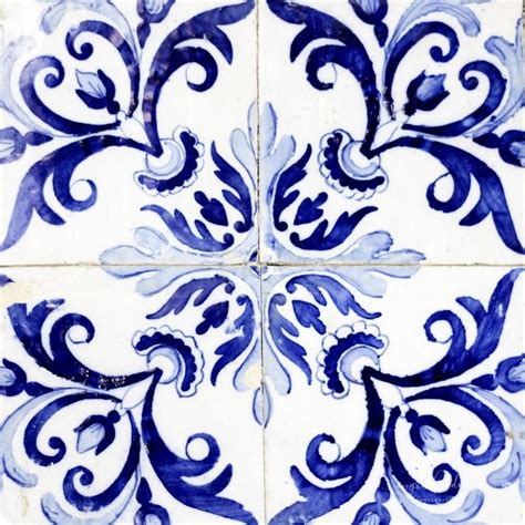 Azulejos Iii Portuguese Decorative Blue Tiles Traditional Outside Wall Decor Outside Wall
