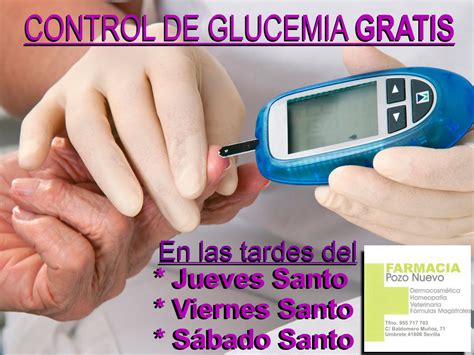 Control De Glucemia GRATIS En Tu Farmacia Pozo Nuevo En Umbrete