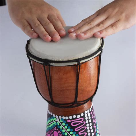 2021 African Small Drum Drum Four Inch Small Hand Drum Childrens Adult