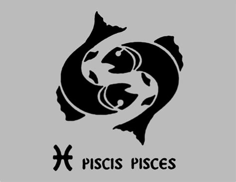 Horoscope Zodiac Sign Pisces Stencil Reusable Stencil 8